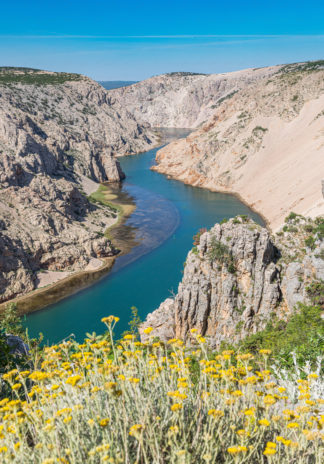 Kanyon of Zrmanja river