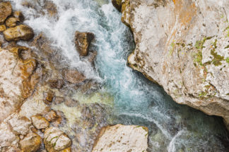 Soca river from above