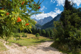 Julian alps in Slovenia, Brunarica Pri Ingotu in Kranjska Gora