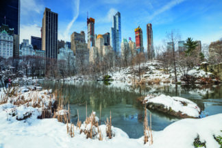 New York City, Central park in Winter