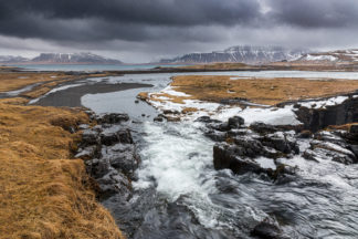 Icelandm, Kirkjufell waterfall