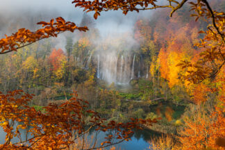 National park Plitvice lakes in Croatia