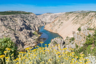 Canyon of river Zrmanja