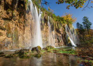 Waterfalls (Prstavci) in National park Plitvice lakes