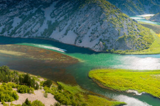 Canyon of river Zrmanja