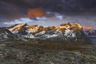 Norwegen Brosmetinden mountains