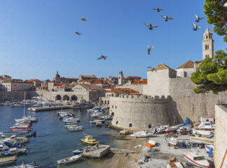 Dubrovnik harbor, Croatia