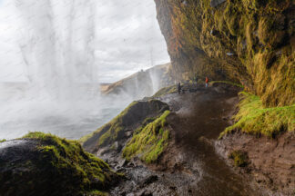 Iceland Seljalandsfoss waterfall