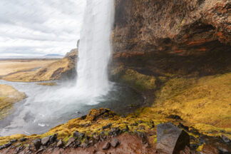 Iceland Seljalandsfoss waterfall