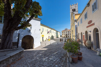 Motovun, square in old town