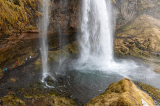 Iceland Seljalandsfoss waterfall