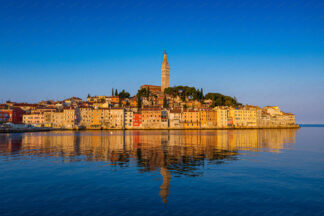 Rovinj old town waterfront