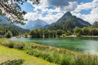 Jasna lake in Kranjska Gora, Slovenia