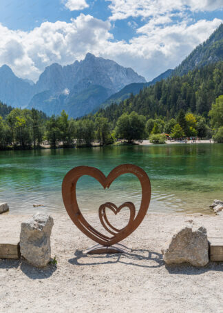 Jasna lake in Kranjska Gora, Slovenia