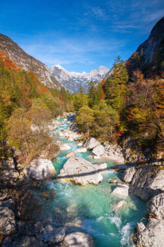 Soca river in Slovenia