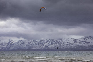 Kitesurfing in Norway, Tromso