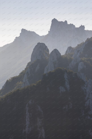 Velebit mountain silhouette