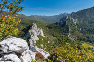 Velebit, view to Dabarski kukovi in Lika, Croatia