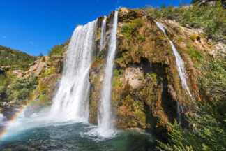 Krcic waterfall in Knin town, Croatia