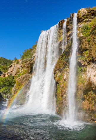 Krcic waterfall in Knin town, Croatia