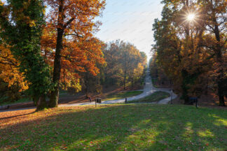 Maksimir park in Zagreb, Croatia