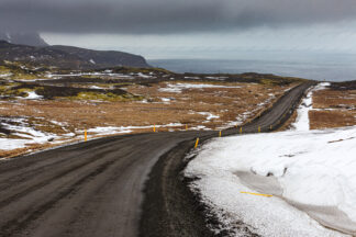 Iceland Snaefellsnesvegur mountain road to west coast (Olafsvik)