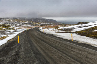 Iceland Snaefellsnesvegur mountain road to west coast (Olafsvik)