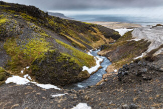 Iceland west coast in winter