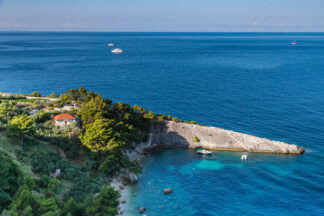 Zarace cliff on island Hvar