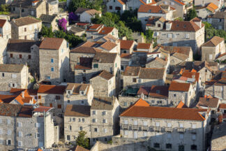 Architecture of old town Hvar