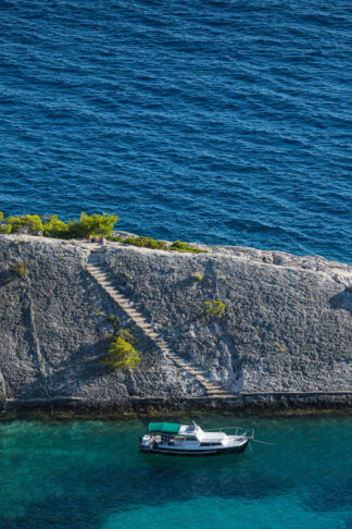 Zarace cliff on island Hvar