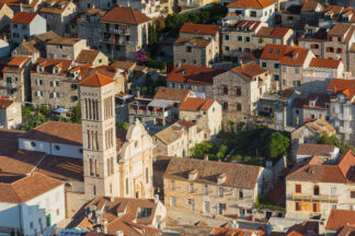 Cathedral of old town Hvar