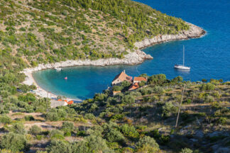 Dubovica bay on island Hvar