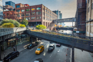 High Line Park walkway, New York City