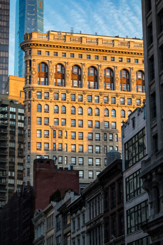 Flatiron building in New York City