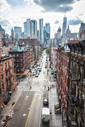 Chinatown from above, New York City