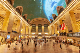 Grand central terminal interior in New York City