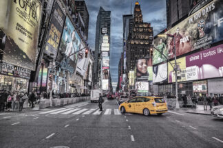 Time Square at night, New York City