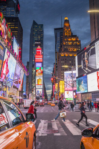 Time Square at night, New York City