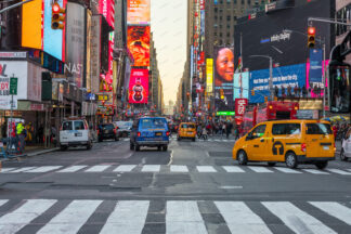 Time Square at night, New York City