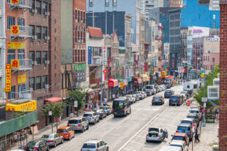 New York City, Chinatown street