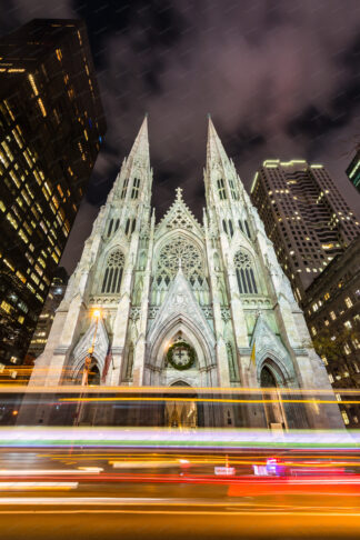 St. Patrick's Cathedral on 5th avenue a in New York City