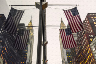 Chrysler buildeing reflection, New York City