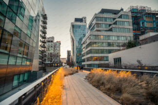 High Line Park walkway, New York City