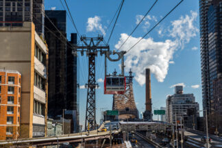 View to Queensboro bridge in New York City