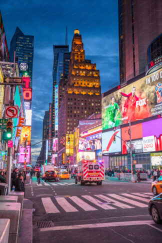 Time Square at night, New York City