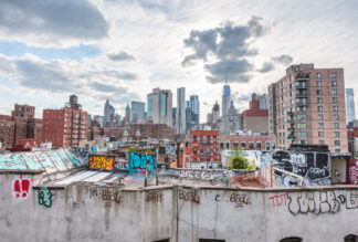 New York Chinatown roofs