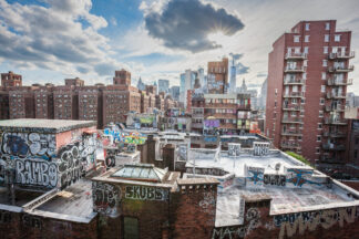 New York Chinatown roofs