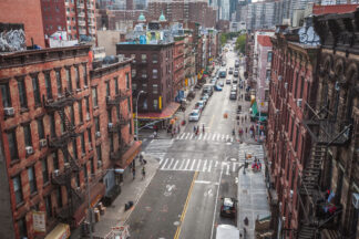 Street in  Chinatown New York