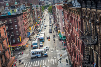 Street in  Chinatown New York